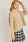 Turtle Neck Cable Knit Sweater