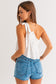 Asymmetrical Ruffle Crop Top