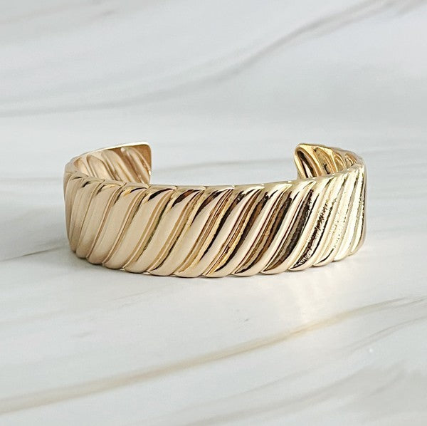 Cabled Cuff Bracelet