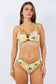 TWO PIECE FLORAL PRINTS O RING BIKINI